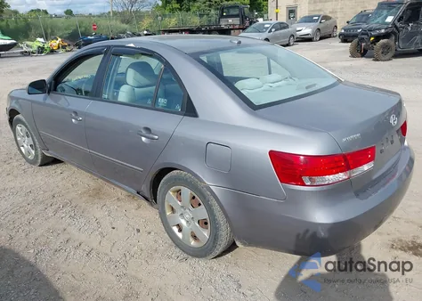 2008 Hyundai Sonata Gls z USA, uszkodzony, nr VIN 5NPET46C78H356868